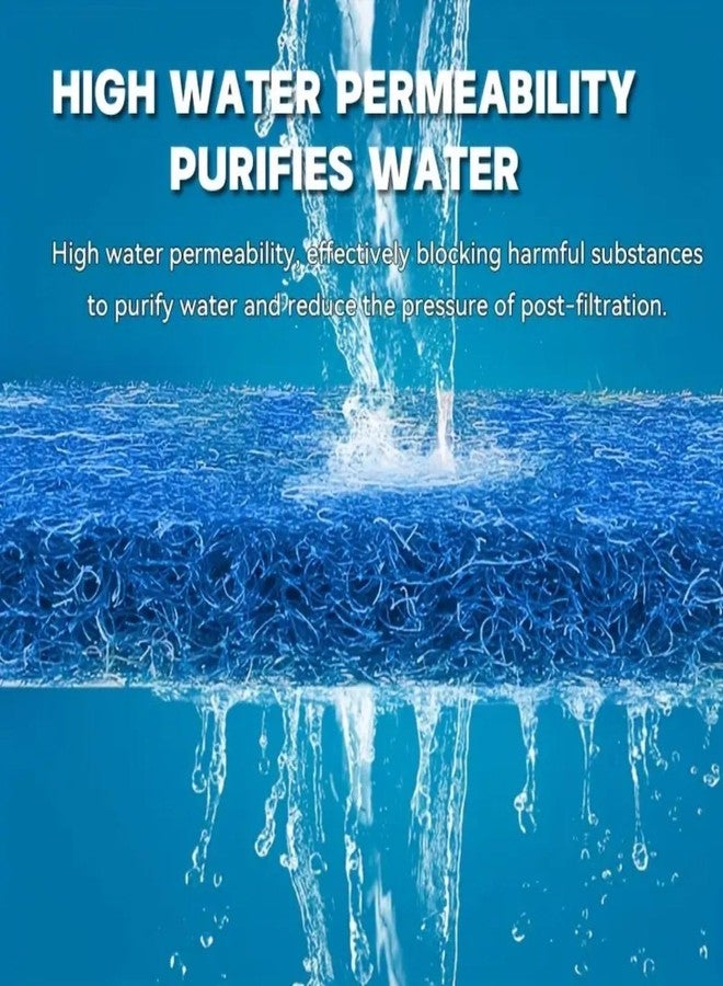 VAYINATO® 2 Pcs Blue+Black (30 * 11 * 2cm) Aquarium Biological Filter Sponge | Provide Both Mechanical & Biological Filtration | Durable & Reusable | Ideal for Fresh & Salt Water - Image 3